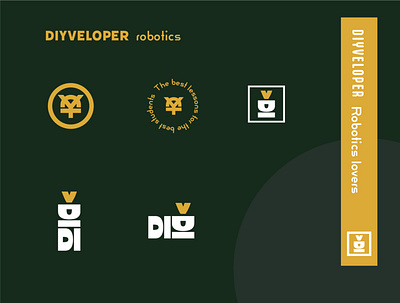 DIYveloper - Logo Proposal abstract branding design icon identity illustrator logo logo design logodesign
