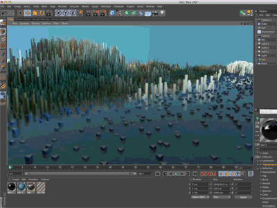 Making of the Earth 3d earth map