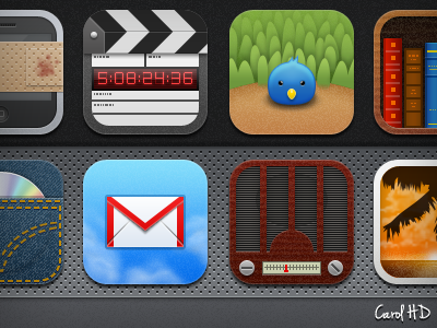 Carol HD Preview icons ios iphone iphone theme