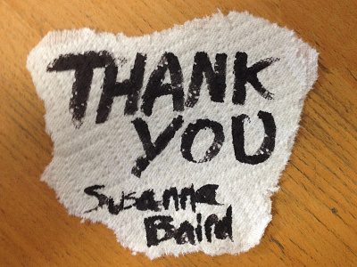 Thank You Susanna Baird