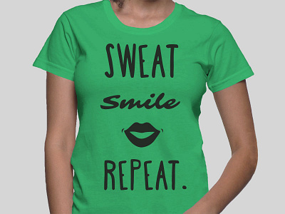 Sweat Smile T-Shirt comp2 t shirt work out