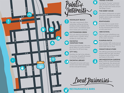 Encinitas 101 Map & City Guide dlmsd map