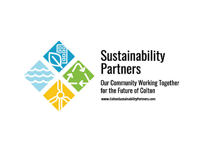 Sustainability Partners Cling logo design