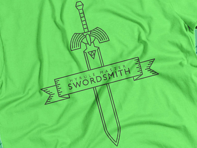 Hyrule Master Swordsmith Shirt illustrator legend of zelda line master sword shirt t shirt vector zelda