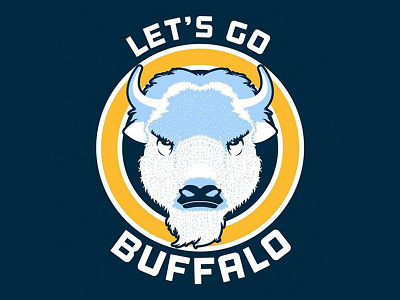 Let's Go Buffalo Shirt Design buffalo charity hockey illustration illustrator sabres screenprint shirt vector