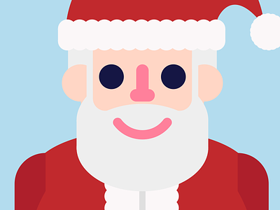 Santa christmas face illustration illustrator people santa vector