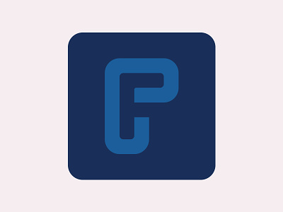 Printed Fix Logo 3d printing bold icon logo monogram pf vector