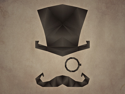 Gentleman's Logo band gentleman geometric illustration illustrator logo monocle moustache photoshop poster vector