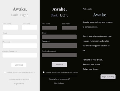 Sign Up Design adobe xd app design prototype typography
