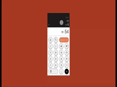 Calculator app calculator dailyui dailyuichallenge design prototype ui walkthrough