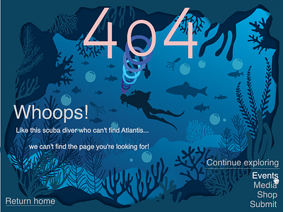 404 error page 404 404 error adobexd dailyuichallenge design illustrator ui