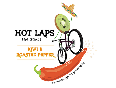 Hot Sauce Label branding design draw illustration