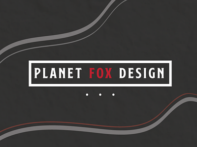 Planet Fox Design Business Card Front