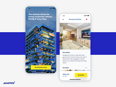 Hotel App Design