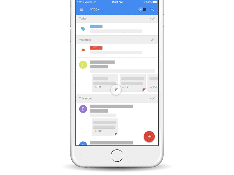 Google Inbox Prototype With Framer.js