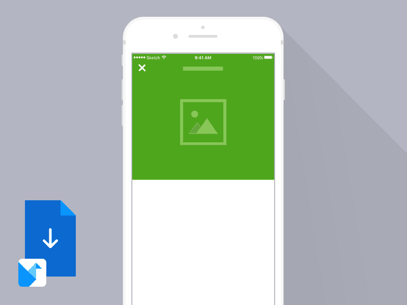 Origami Screen Transition Close / Drag animation cards code ios mobile origami pull down source file swipe ui