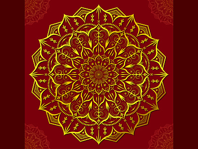 Mandala gold exclusive design art artwork branding concept design diwali gold and shine illustration illustration art mandala mandalas ramadhan ui vector vector art