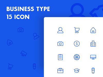 Business Type Icon app business design icon icons illustrator ui ux web website zahir