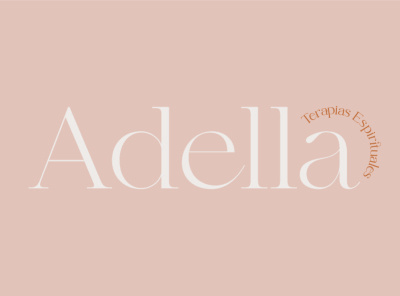 Adella a branding logo logo designer pink spiritual spirituality