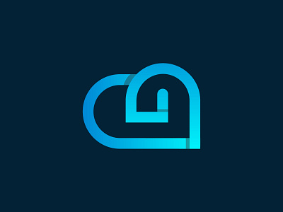 CD and CG Letter Cloud Combination Logo Mark Design