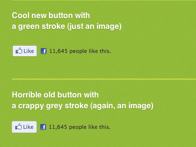 Overriding Facebook Like Button Images