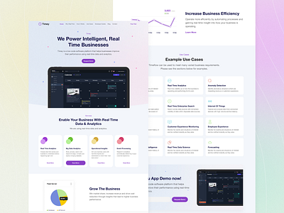 Timey - SaaS Landing Page 👋🏼