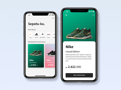 App Exploration - E-Commerce androiddesign app appdesign card designsystem ecommerce iosdesign nike shoes uikits