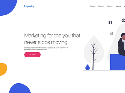 Marketing Landing Page landingpage marketing uidesign