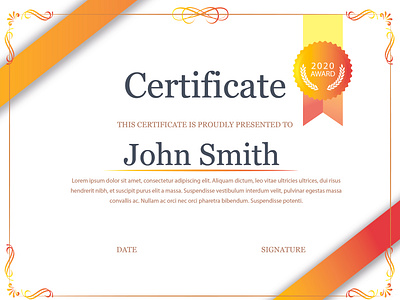 Certificate Design 01