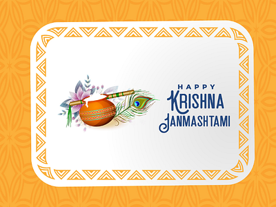 Happy Krishna Janmashtami🙏🙏 photoshop graphic designing