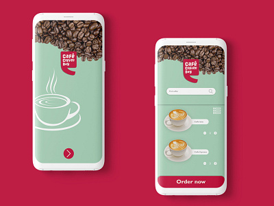cafe coffe day UI design app appbranding branding cafecoffeday design icon logo photoshop typography ui uiux