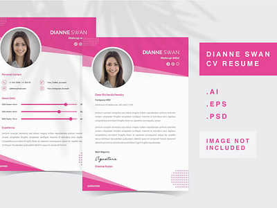 Dianne Swan - CV Resume Template