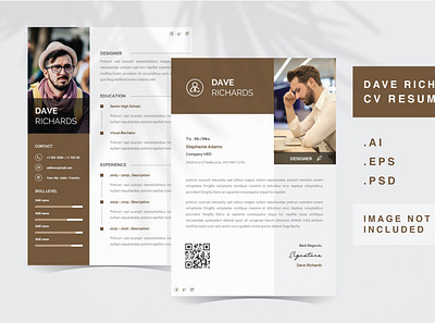 Dave Richards - CV Resume Template letter