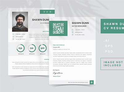 Shawn Dunn - CV Resume Template letter