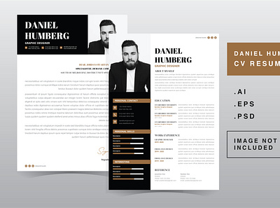 Daniel Humberg - CV Resume Template letter