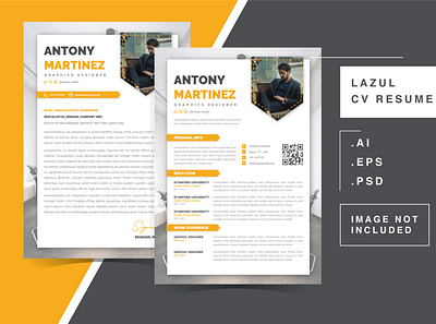 Lazul - CV Resume Template letter