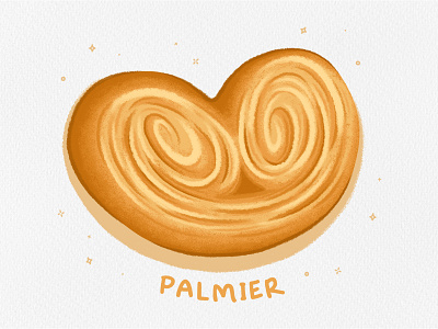 Palmier design dessert digital art digital illustration digital painting draw food food illustration illustration illustration art