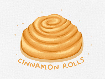 Cinnamon Rolls design dessert digital art digital illustration digital painting drawing food food illustration illustration illustration art