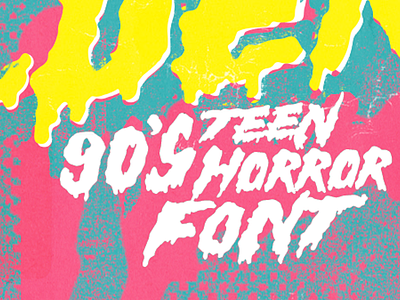 Hell Builder – 90's Teen Horror Font