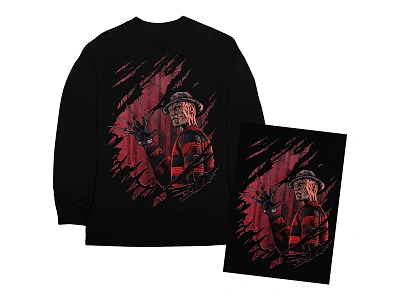 Freddy Krueger freddy krueger fridaythe13th halloween horror illustration movie