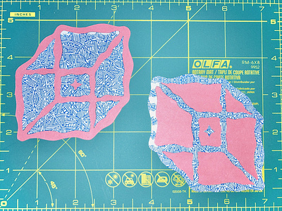 ice, ice, maybe craft non digital nonsense paper papercutting scraps