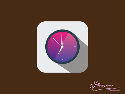 CLOCK FLAT ICON