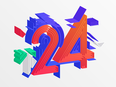 24 graphic illustration typography