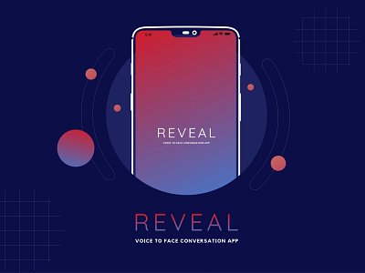 Reveal - Social Networking App app development app development company app ui application branding dating app design logo mobile app