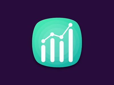 colorful app icon app icon colorful design graph icon illustration vector