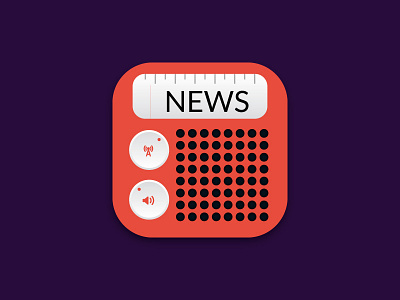 news app icon design
