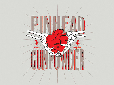 New Blood hands heart pinhead gunpowder skeleton