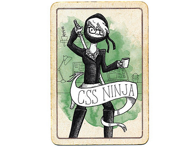 CSS Ninja css dungeons and dragons ninja playing card start ups