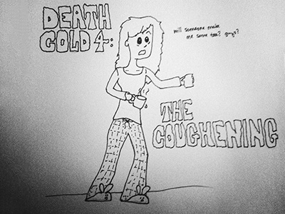 Death Cold 4 cold doodle line art sad sick