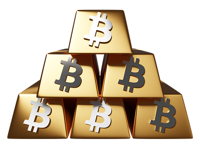 Bitcoin Gold Bars 3d 3d asset 3d model 3d modeling 3d rendering bars bitcoin blender cripto design gold illustration